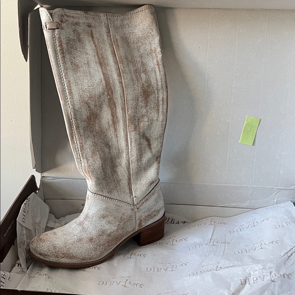 Diba True Women's Tan Knee-High Boots